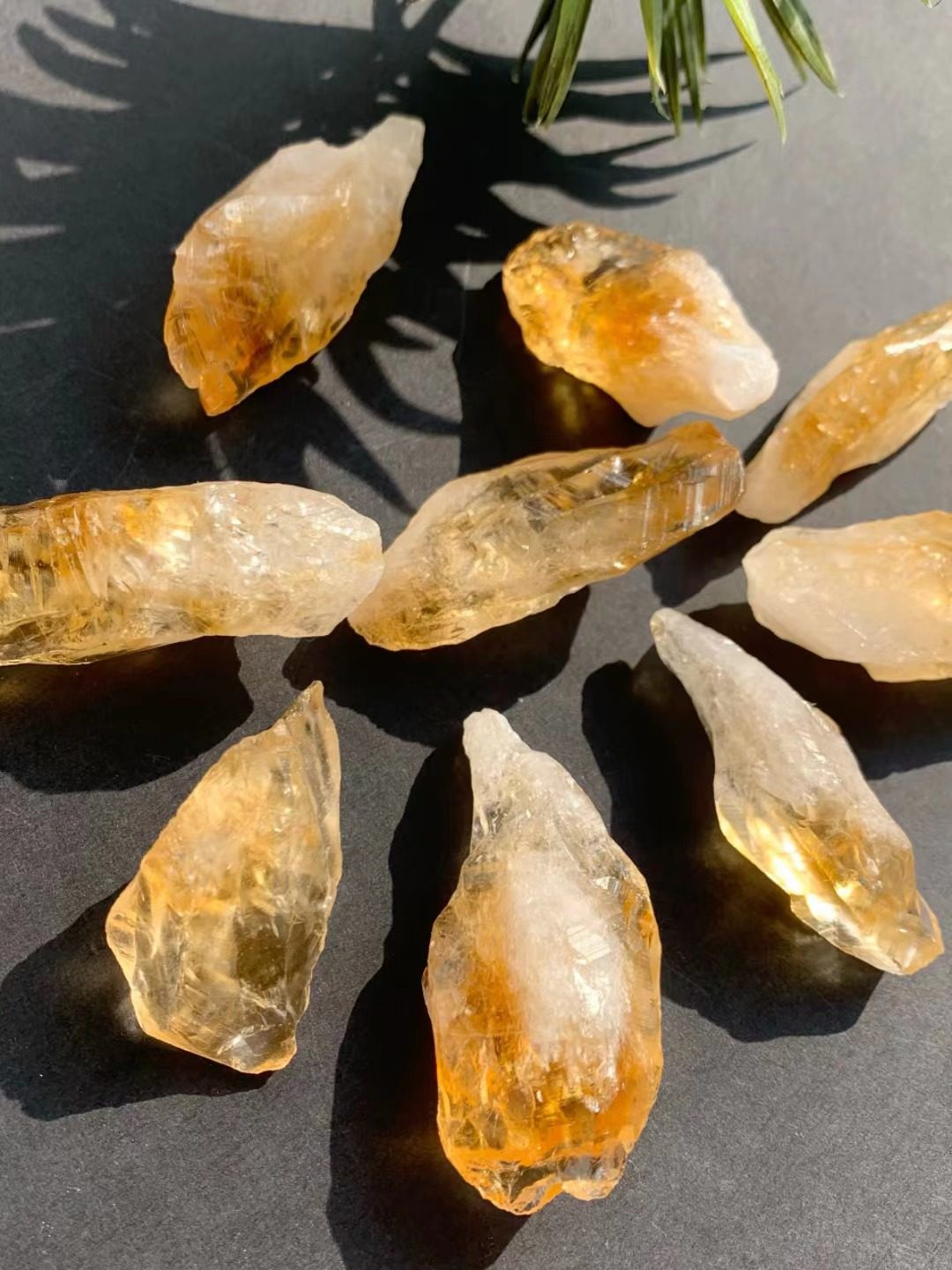 NATURAL NON-OPTIMIZED BRAZILIAN GOLDEN CITRINE ROUGH BACKBONE SCIENCE DIFFUSER ACCESSORIES BRACELET WEALTH GOLD ASAI