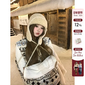 鱼 芬兰冬日 韩系微胖mm费尔岛马甲保暖上衣灯芯绒长裤 你 套装