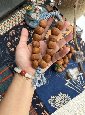 橄榄核手工雕刻三角脆三角肠手持小橘皮纹手持卡19左右