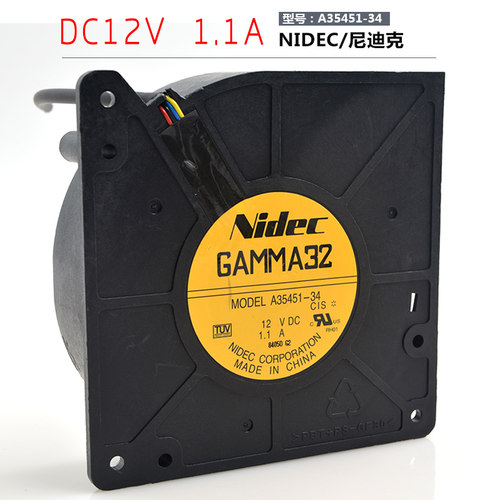 NIDEC 12032 12V 1.1A GAMMA32 A35451-34思科交换机散热风扇鼓机