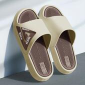 外穿超厚底居家用洗澡防滑防臭耐磨凉拖鞋 男士 拖鞋 情侣休闲凉拖男