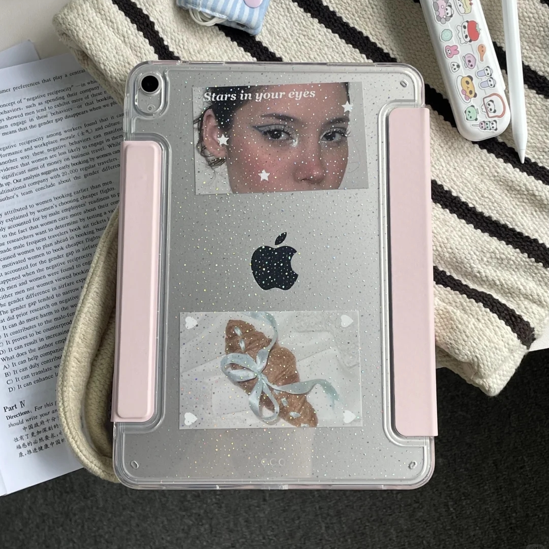 CanvasCase【磁吸搭扣笔袋款】2025ipad11保护套适用air7平板壳可爱粉色11寸苹果壳ipad10代保护套air6/5硬壳