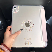 浪漫天使11代air7 韩ins博主同款 4平板10代ipad保护壳pro2025防摔透明笔槽11寸苹果ipad7 10.2保护套