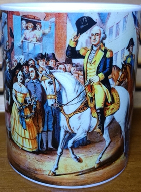 乔治华盛顿水杯子纪念品美国总统装饰品摆设摆件礼物礼品周边茶杯