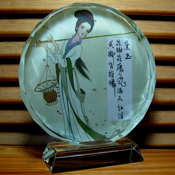 林黛玉摆设玩偶礼品红楼梦收藏品公仔礼物人偶模型水晶工艺品摆件