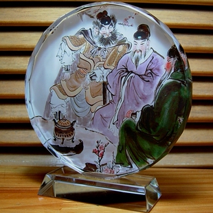 刘关张纪念品桃园结义关羽张飞摆设三国演义礼品周边礼物模型摆件