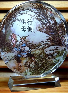 江革行佣供母收藏品摆设纪念品礼物装饰品中华24孝工艺品摆件礼品