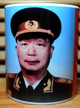 聂荣臻摆设杯子纪念品八一礼物收藏品装饰品十大元帅茶杯摆件杯子