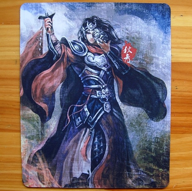 狄青纪念品礼物摆设宋朝将军水杯垫古代神收藏品桌垫礼品鼠标垫