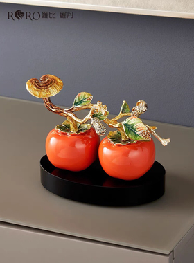 珐琅彩中式摆件乔迁礼品