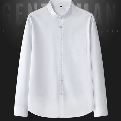 圆领大码长袖光滑上班工作服