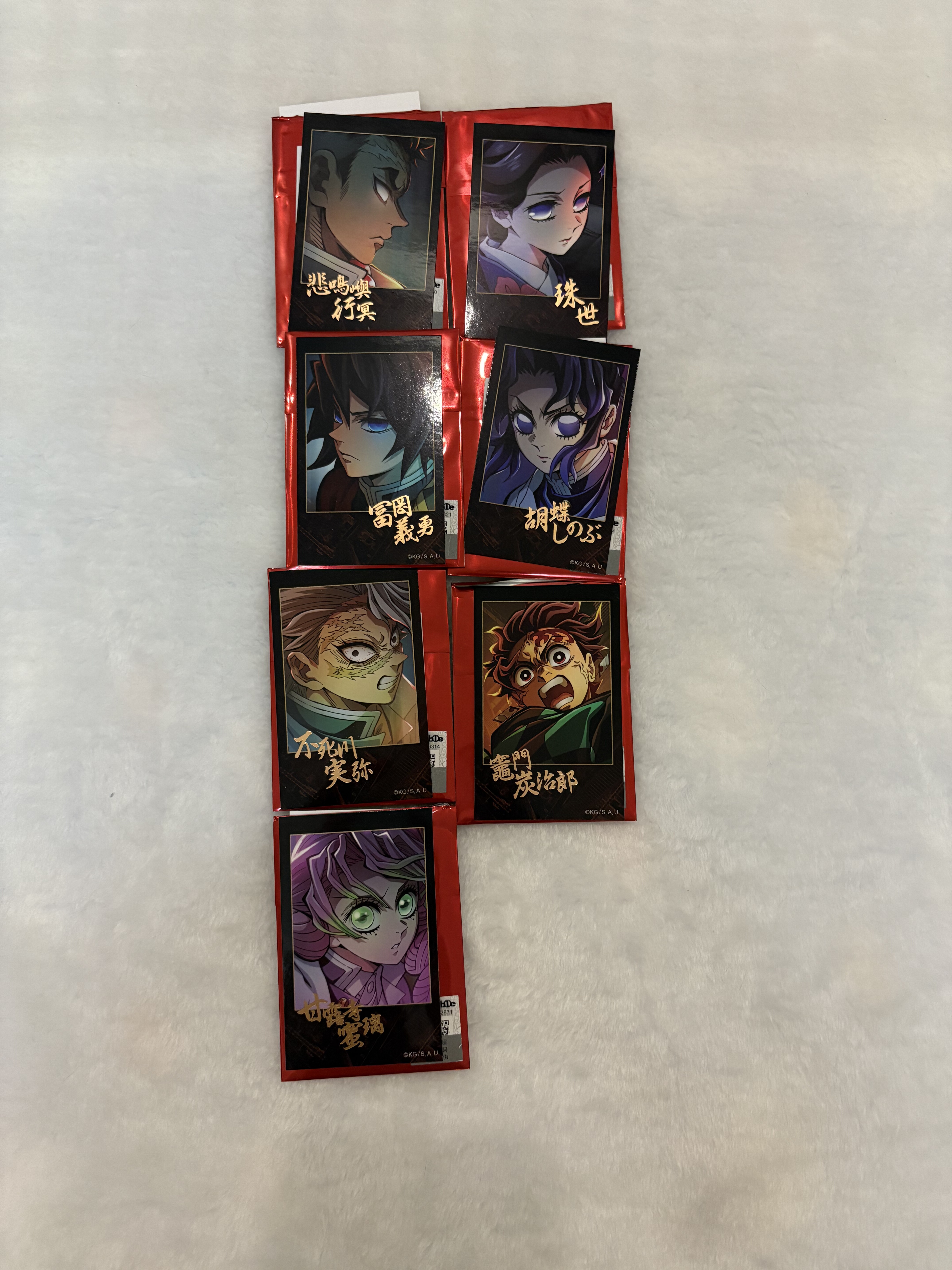 剧场版鬼灭之刃无限城篇cafe限定【揭开决战序幕】 拍立得金签明