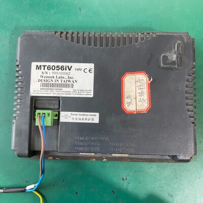 威纶触摸屏MT6056iV，台湾原装，拆机品，外观成色如图，工业备件
