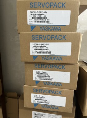 全新安川YASKAWA伺服驱动器，型号SGDH-02AE-0工业备件