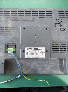 威纶通MT8121X V2WV触摸屏，拆机品，功能完好，支持工业备件