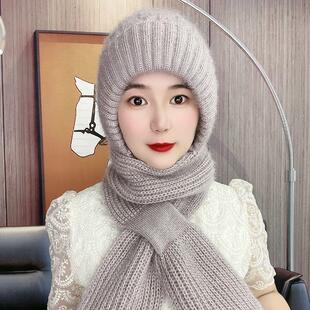 新款女士冬季帽子带帽子松鼠绒帽子风雪帽保暖防寒女士帽子大全