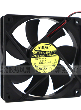 台湾ADDA 12V 0.37A/0.33A 机箱散热风扇AD1212HB/MB-A71GL/A73GL