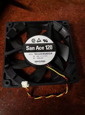 原装正品三洋9G1224G4D01 24V 0.47A 120*120*25MM双滚珠散热风扇