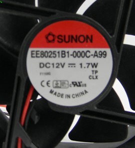 原包 SUNON EE80251B1-000C-A99 12V 双滚珠 8025 8CM 散热风扇