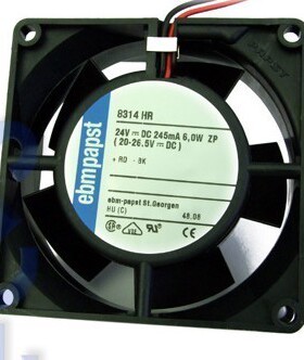 8314HR 24V 245MA 6.0W德国ebm 80*80*32高端变频器风扇