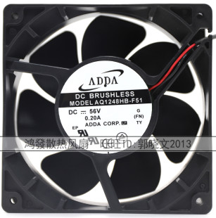 F51全新原装 IP55防水 ADDA DC48V 加湿器散热风扇 12038 AQ1248HB