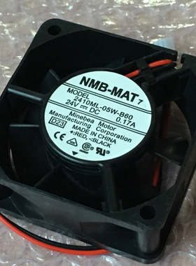2410ML-05W-B60/69 原装美蓓亚NMB 24V 0.17A 60*60*25 轴流风扇