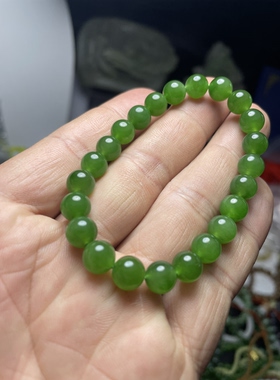 和田玉碧玉高品质卡8手链