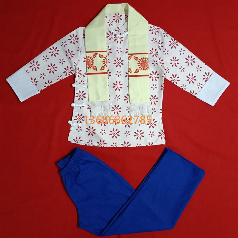 现代京剧龙江颂江水英演出服革命样板戏革命京剧平原作战江小英服