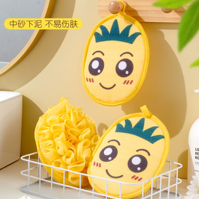 女士二合一搓澡巾洗澡神器浴擦搓澡起泡网沐浴球