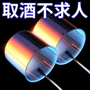 酒提子打酒器加厚不锈钢酒勺子漏斗酒吊子油提长柄家用酒勺