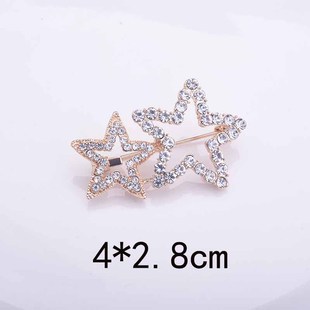 百搭星星海星蝴蝶音符混搭别针胸花女防走光扣针固定衣服 包邮 新款