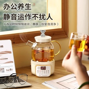 多功能办公室小型养生壶mini煮茶器2024新款 煮茶壶烧水壶小电茶炉