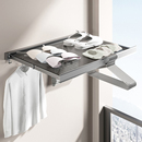 毛衣平铺晾衣架晒网免打孔阳台隐形墙上壁挂式 可折叠衣服晾晒网兜