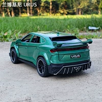 Lamborghini, внедорожный легкосплавный автомобиль, реалистичная модель автомобиля, игрушечная машина со светомузыкой, масштаб 1:32