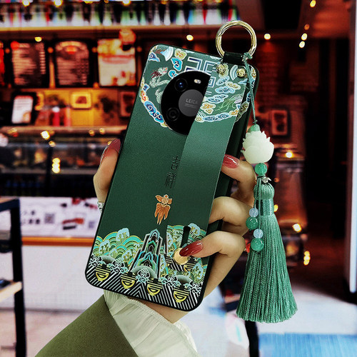 适用华为手机壳支架国潮风硅胶