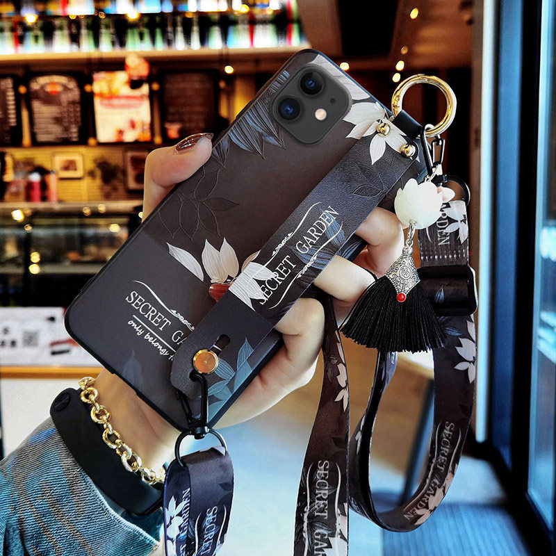 苹果系列手机壳腕带硅胶全包防摔