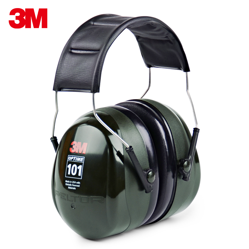 正品 3mh7a 隔音耳罩 3m101 3M隔音耳机 防噪音学习 3mH