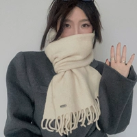 Японский удерживающий тепло длинный шарф с кисточками, для влюбленных, изысканный стиль