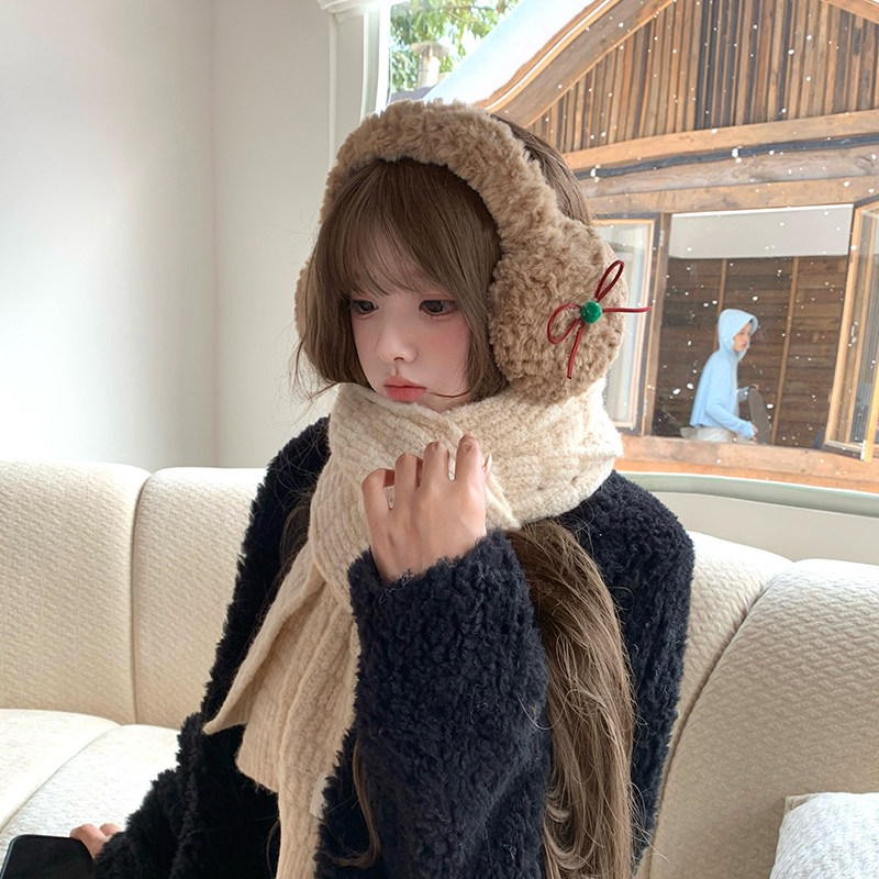 新款耳罩女秋冬季学生骑行防风羊