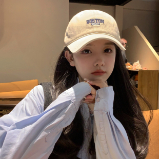 2023新款 潮牌软顶大头围情侣街头鸭舌帽男 棒球帽子女显脸小秋季