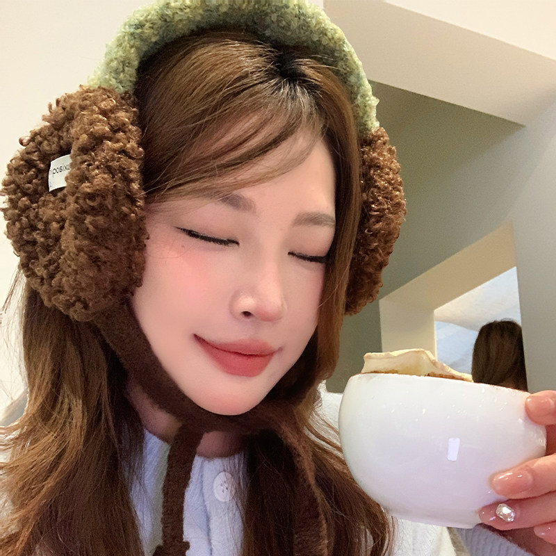 韩版拼色羊羔绒毛绒耳罩女冬季保暖防寒骑行护耳耳套耳包耳捂子潮,服饰配件/皮带/帽子/围巾,耳套,淘宝优惠券,粉丝福利购,淘宝优惠卷