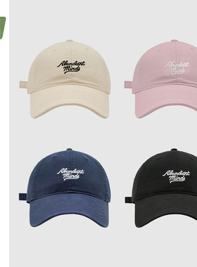 【蜜蜂惊喜社】 高品质鸭舌帽子女夏街头休闲时尚百搭显脸小字母