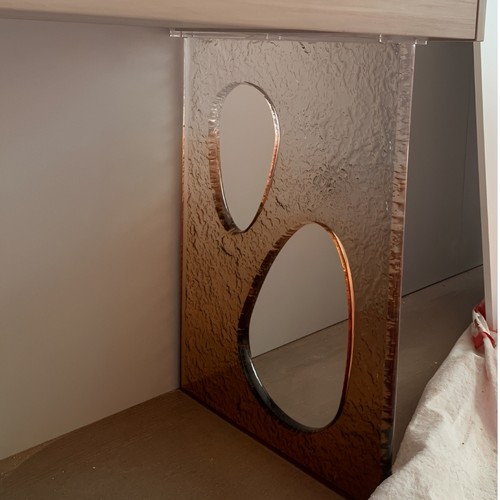 亚克力透明一字轻奢支撑脚架