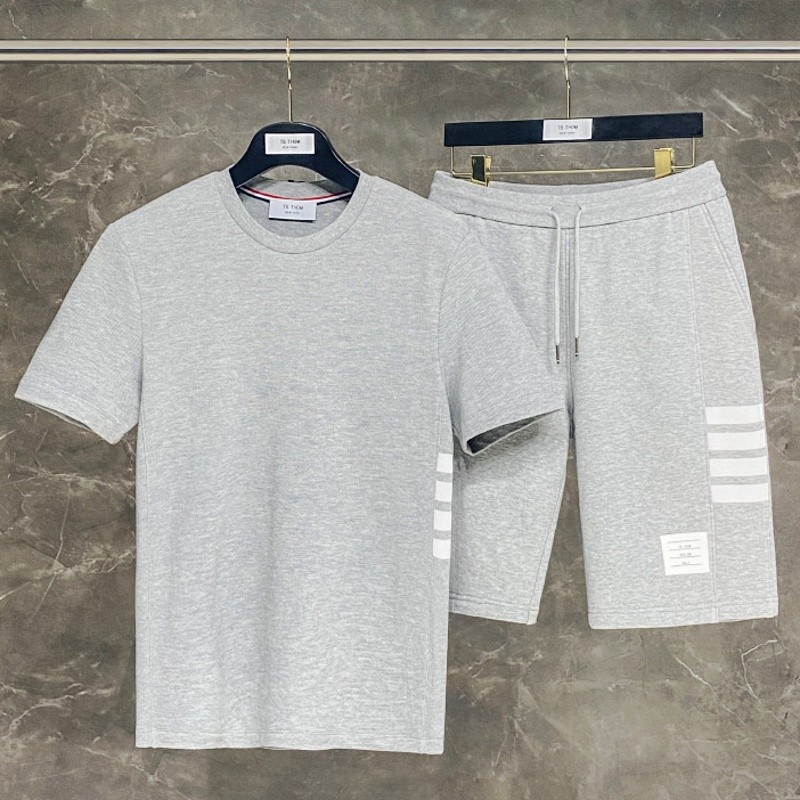 夏季tb短袖短裤运动休闲套装潮牌