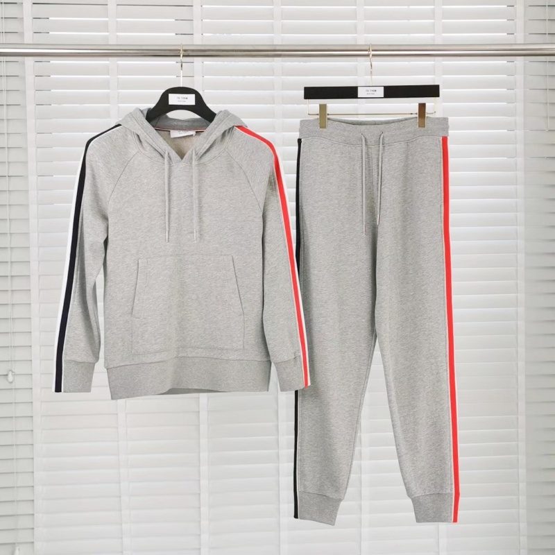 秋季TB纯棉运动套装休闲连帽衫