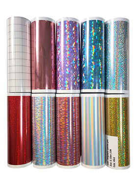 Karving厚底小卷 刻字膜vinyl 镭射色系 彩虹色