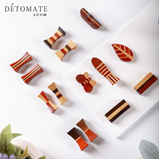 厂家直销酒店用品拼接红木筷子架木质餐具筷托可爱小蝴蝶筷架