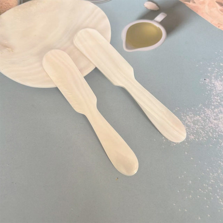 珍珠贝壳刀黄油果酱刮刀海螺蚌壳