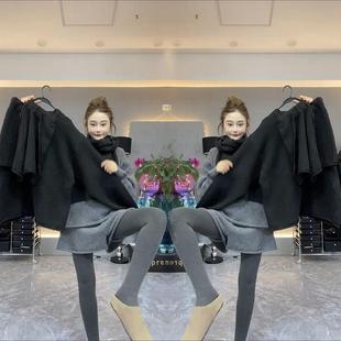 两件套 女2024秋冬慵懒风搭套头卫衣显瘦短裤 欧货减龄休闲时尚 套装