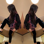 高级感时尚 新中式 风百搭气质立领拼接马甲女秋冬季 通勤风马甲外套